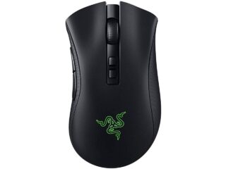 Razer DeathAdder V2 Pro Wireless Gaming Mouse: 20K DPI Optical Sensor - 3X Faster Than Mechanical Optical Switch - Chroma RGB Lighting - 70 Hr Battery Life - 8 Programmable Buttons - Classic Black