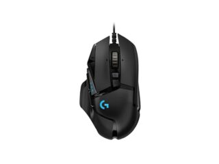 Logitech G502 HERO High Performance Wired Gaming Mouse, HERO 25K Sensor, 25,600 DPI, RGB, Adjustable Weights, 11 Programmable Buttons, On-Board Memory, PC / Mac