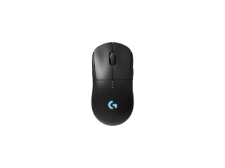 Logitech - G PRO Lightweight Wireless Optical Ambidextrous Gaming Mouse with RGB Lighting - Black