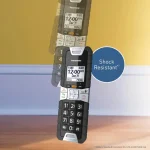 Panasonic Rugged Cordless Phone Handset Accessory Compatible with TGF5x, TGD5x and TGF24x Series Cordless Phone Systems - KX-TGTA61B (Black) - Image 2