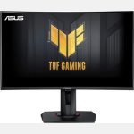 ASUS 27” 1080P TUF Gaming Curved HDR Monitor (VG27VQM) - Full HD, 240Hz, 1ms, Extreme Low Motion Blur, Adaptive-Sync, Freesync™ Premium, Speakers, Eye Care, HDMI, DisplayPort, USB, Height Adjustable
