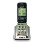 VTech CS6609 Cordless Accessory Handset - Requires a compatible phone system purchased separately (VTech CS6619, CS6629, CS6648, or CS6649),Silver/black
