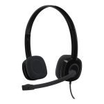 Logitech 3.5 mm Analog Stereo Headset H151 with Boom Microphone - Black