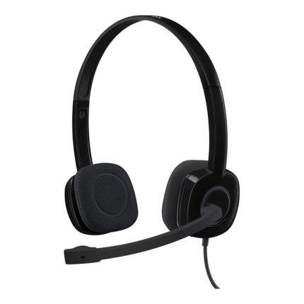 Logitech 3.5 mm Analog Stereo Headset H151 with Boom Microphone - Black