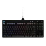 Logitech G PRO Mechanical Gaming Keyboard, Ultra Portable Tenkeyless Design, Detachable Micro USB Cable, 16.8 Million Color LIGHTSYNC RGB Backlit Keys