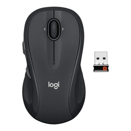 Logitech M510 Wireless Computer Mouse for PC with USB Unifying Receiver - Graphite