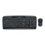 Logitech MK320 Wireless Desktop Keyboard and Mouse Combo — Entertainment Keyboard and Mouse, 2.4GHz Encrypted Wireless Connection, Long Battery Life