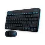 Logitech RF Wireless Combo MK240 12 Function Keys 2.4GHz 1000DPI Both Hands Spill-resitant Keyboard and Mouse-Black/White