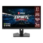 MSI QHD Rapid-IPS Quantum DOT Gaming Non-Glare Super Narrow Bezel 1ms 2560 x 1440 165Hz Refresh Rate Adjustable Arm G-Sync Compatible 27” Gaming Monitor