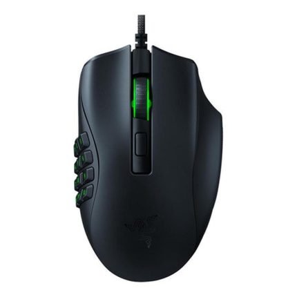 Razer Naga X Wired MMO Gaming Mouse: 18K DPI Optical Sensor - 2nd-gen Razer Optical Switch - Chroma RGB Lighting - 16 Programmable Buttons - 85g - Classic Black