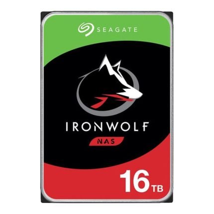 Seagate IronWolf 16TB NAS Hard Drive 7200 RPM 256MB Cache SATA 6.0Gb/s CMR 3.5" Internal HDD for RAID Network Attached Storage ST16000VN001
