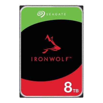 Seagate IronWolf 8TB NAS Hard Drive 7200 RPM 256MB Cache SATA 6.0Gb/s CMR 3.5" Internal HDD for RAID Network Attached Storage ST8000VN004