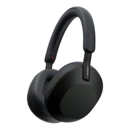 Sony WH-1000XM5 Wireless Industry Leading Headphones with Auto Noise Canceling Optimizer, Crystal Clear Hands-Free Calling, and Alexa Voice Control, Black